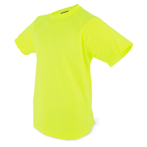 CAMISETA LIGHT D&F NIÑO AMARILLA FLUORESCENTE