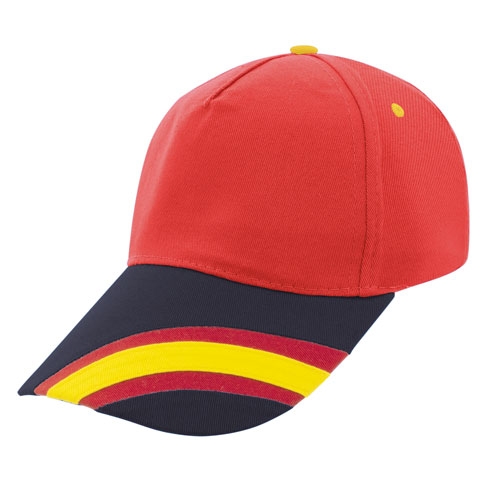 GORRA NACIONAL 5 PANELES RO