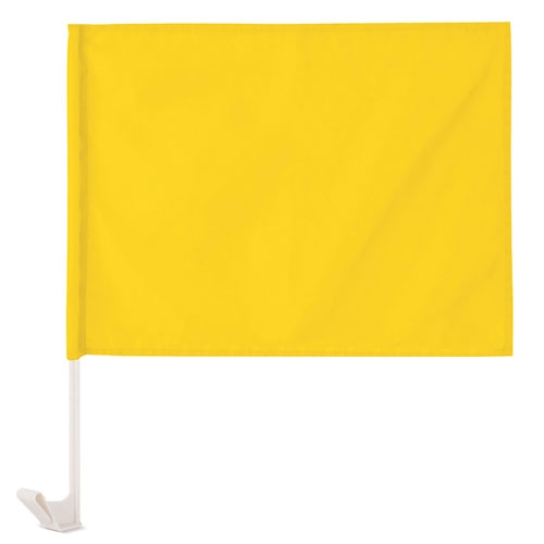 BANDERA COCHE AMARILLA