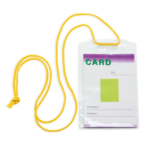 IDENTIFICADOR CON CORDON AMARILLO